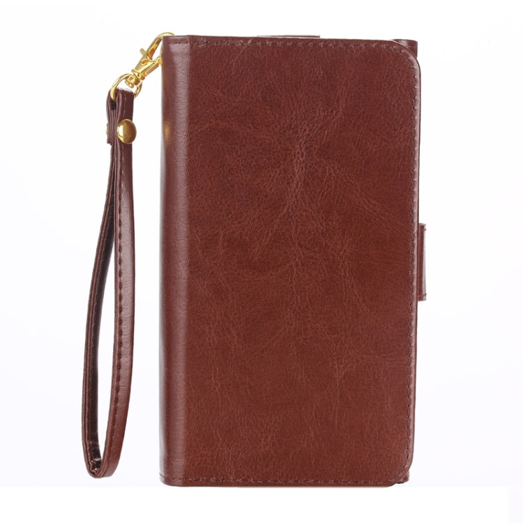 Universal Fine Sheepskin Texture Leather Case with Card Slots & Wallet & Lanyard for iPhone 6 Plus & 6S Plus / 6 / 5 / 5S / 5C / Galaxy / S 5 / S IV / i9500
