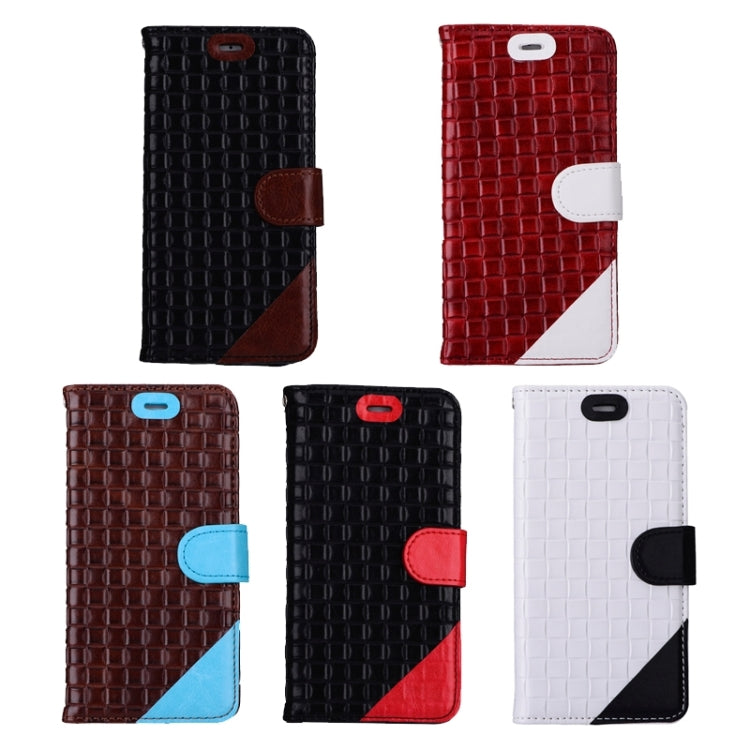 Woven Texture Horizontal Flip Leather Case with Card Slots & Wallet & Holder for iPhone 6 Plus & 6S Plus
