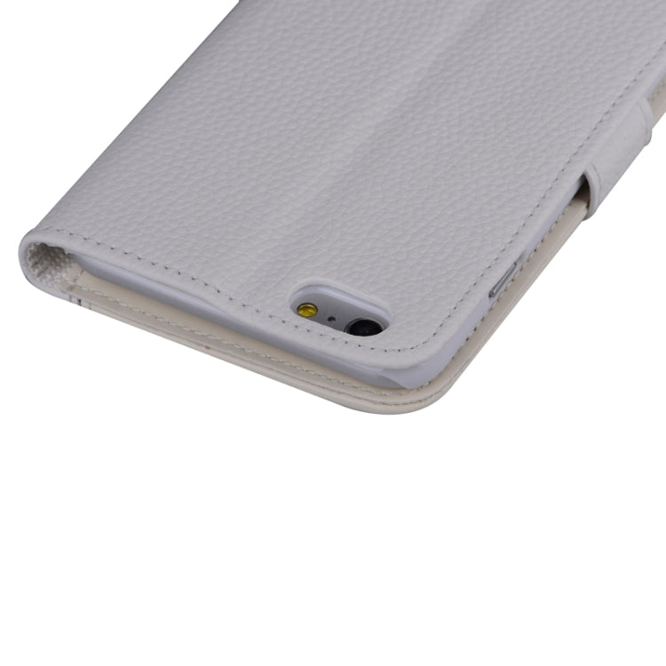 Litchi Texture Horizontal Flip Leather Case with Card Slots & Wallet & Holder for iPhone 6 Plus & 6S Plus