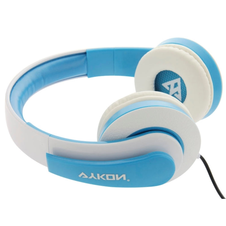 Universal USB Plug Stereo Headset with Mic for Computer, Cable Length: 2m (Blue + White)