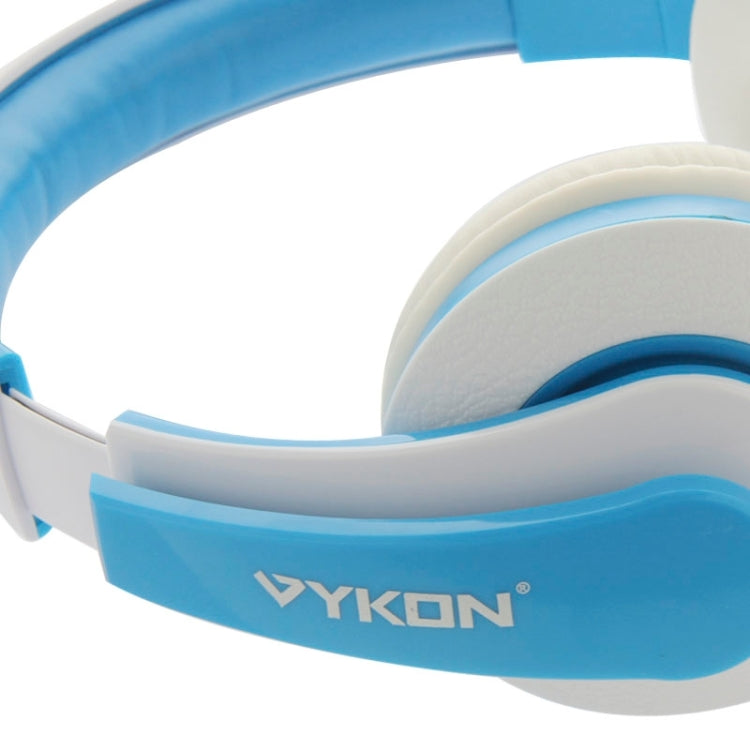 Universal USB Plug Stereo Headset with Mic for Computer, Cable Length: 2m (Blue + White)