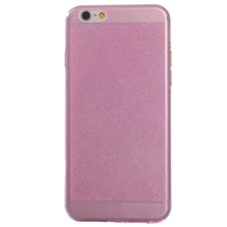 Shimmering Powder Transparent Border TPU Case for iPhone 6 Plus & 6S Plus