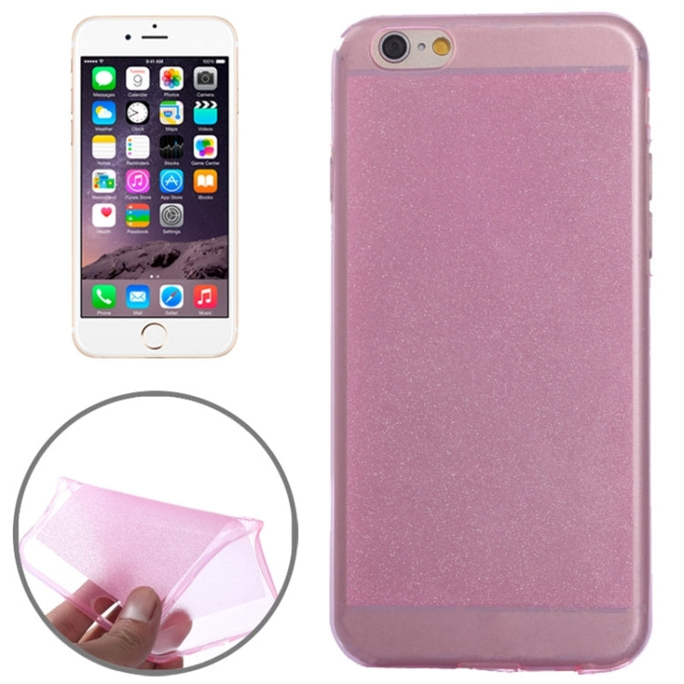 Shimmering Powder Transparent Border TPU Case for iPhone 6 Plus & 6S Plus