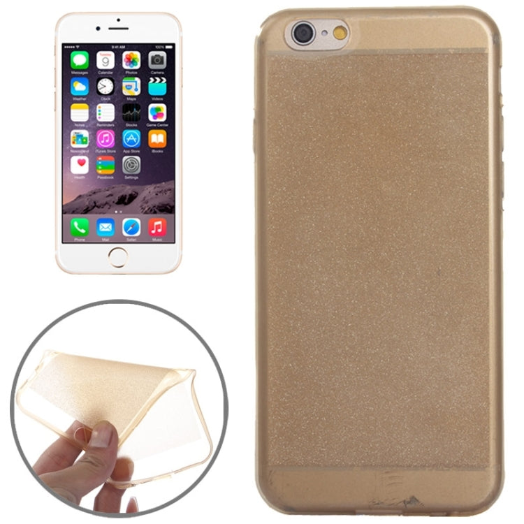 Shimmering Powder Transparent Border TPU Case for iPhone 6 Plus & 6S Plus