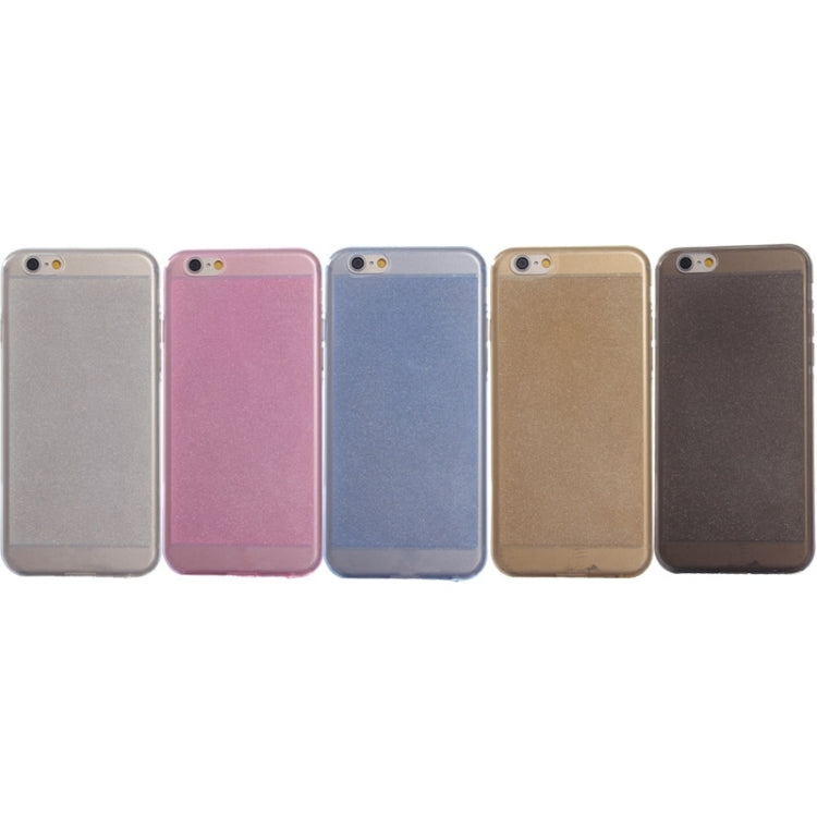 Shimmering Powder Transparent Border TPU Case for iPhone 6 Plus & 6S Plus