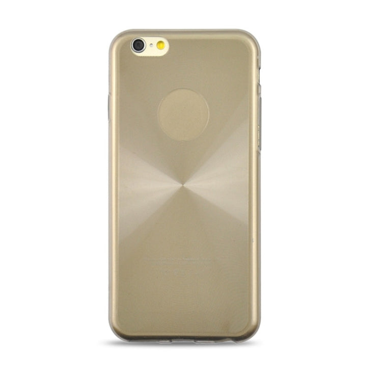 0.3mm Ultrathin CD Texture TPU Protective Transparent Case for iPhone 6 Plus