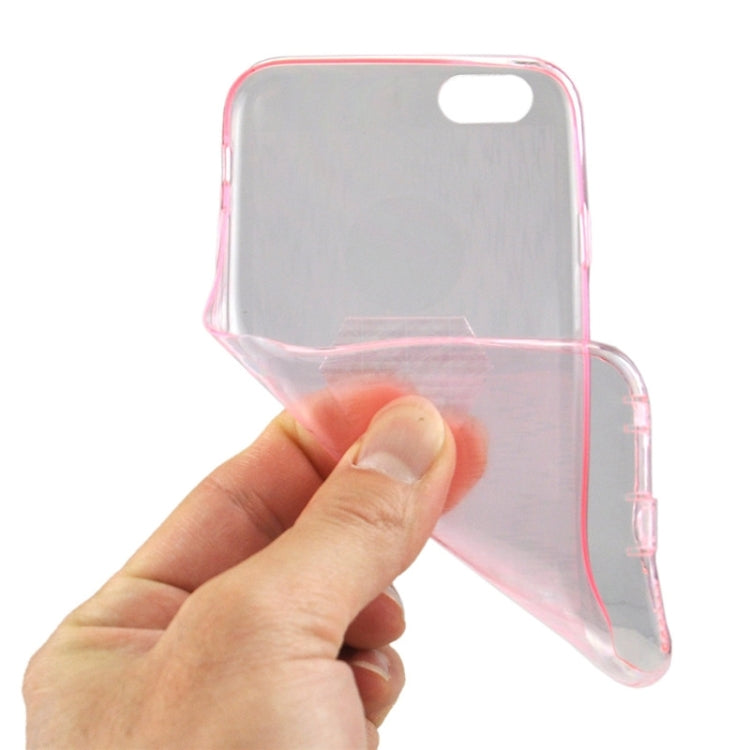 0.3mm Ultrathin Big Diamond Pattern Transparent TPU Case for iPhone 6 Plus