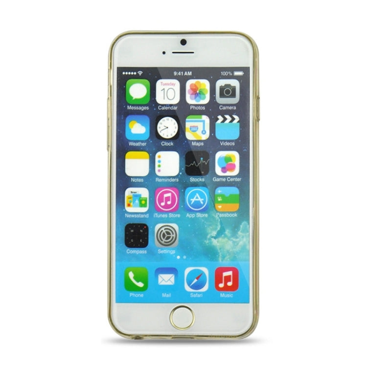 0.3mm Ultrathin Big Diamond Pattern Transparent TPU Case for iPhone 6 Plus