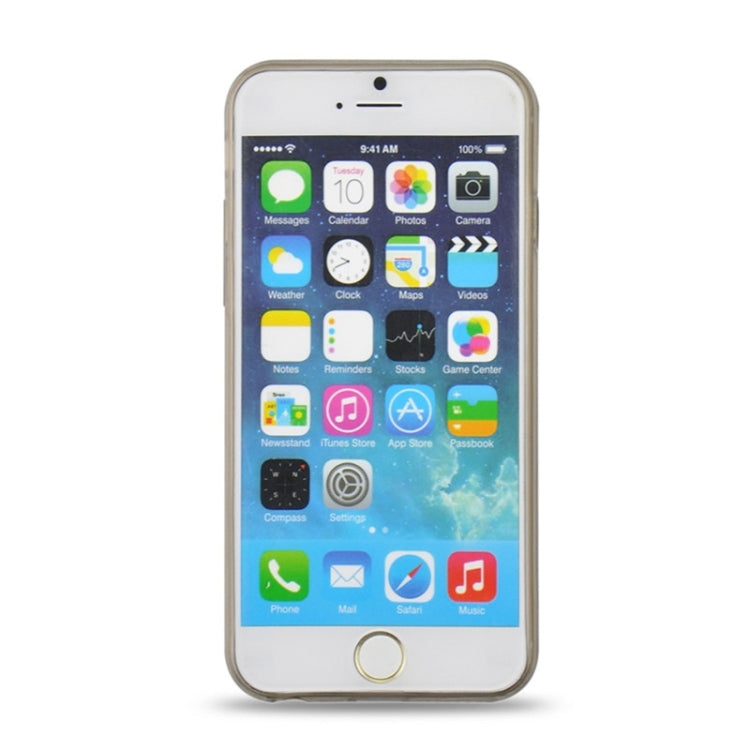 0.3mm Ultrathin Eye of Sun Grain Transparent TPU Case for iPhone 6 Plus