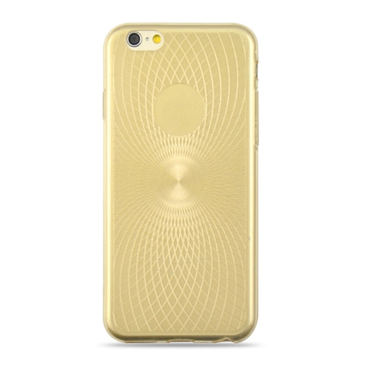 0.3mm Ultrathin Eye of Sun Grain Transparent TPU Case for iPhone 6 Plus