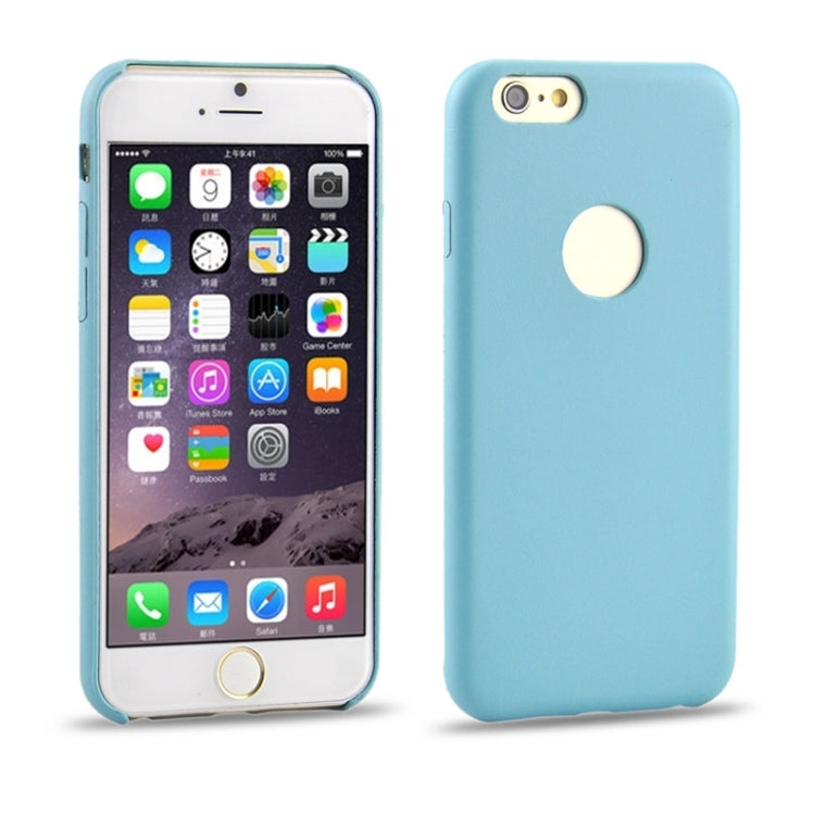 0.3mm Ultrathin PU Leather Back Cover Protective Case for iPhone 6 Plus