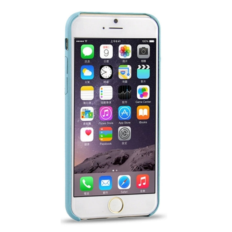 0.3mm Ultrathin PU Leather Back Cover Protective Case for iPhone 6 Plus