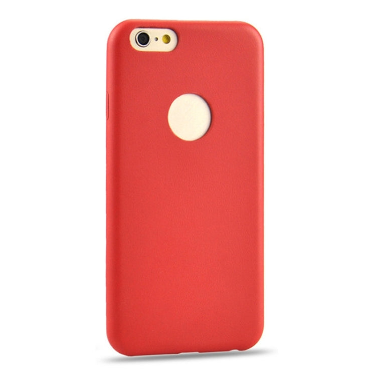 0.3mm Ultrathin PU Leather Back Cover Protective Case for iPhone 6 Plus