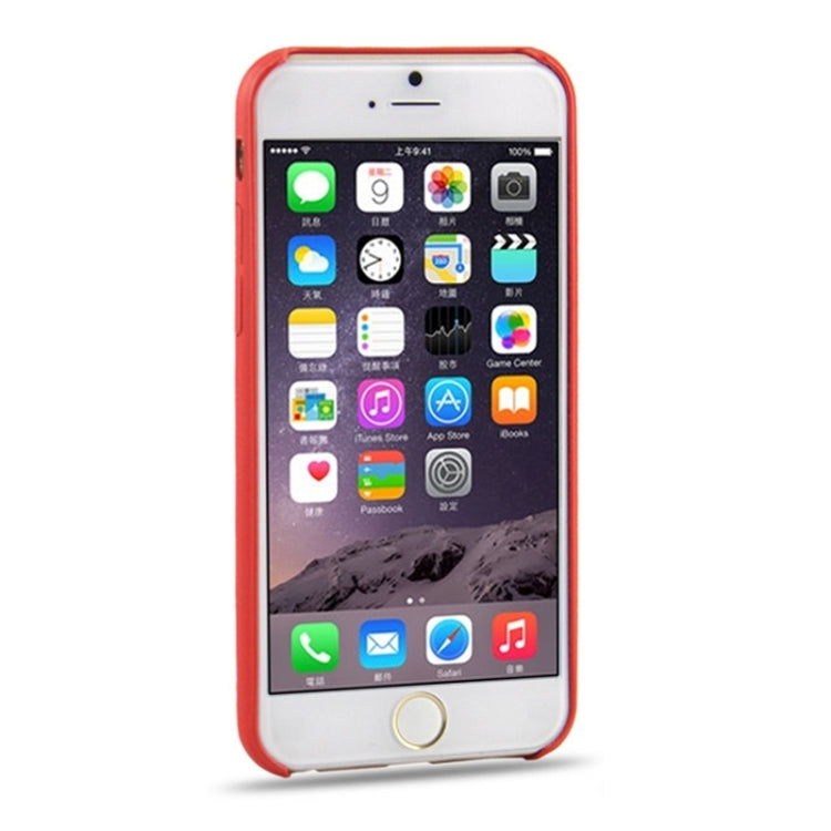0.3mm Ultrathin PU Leather Back Cover Protective Case for iPhone 6 Plus