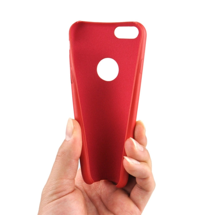 0.3mm Ultrathin PU Leather Back Cover Protective Case for iPhone 6 Plus