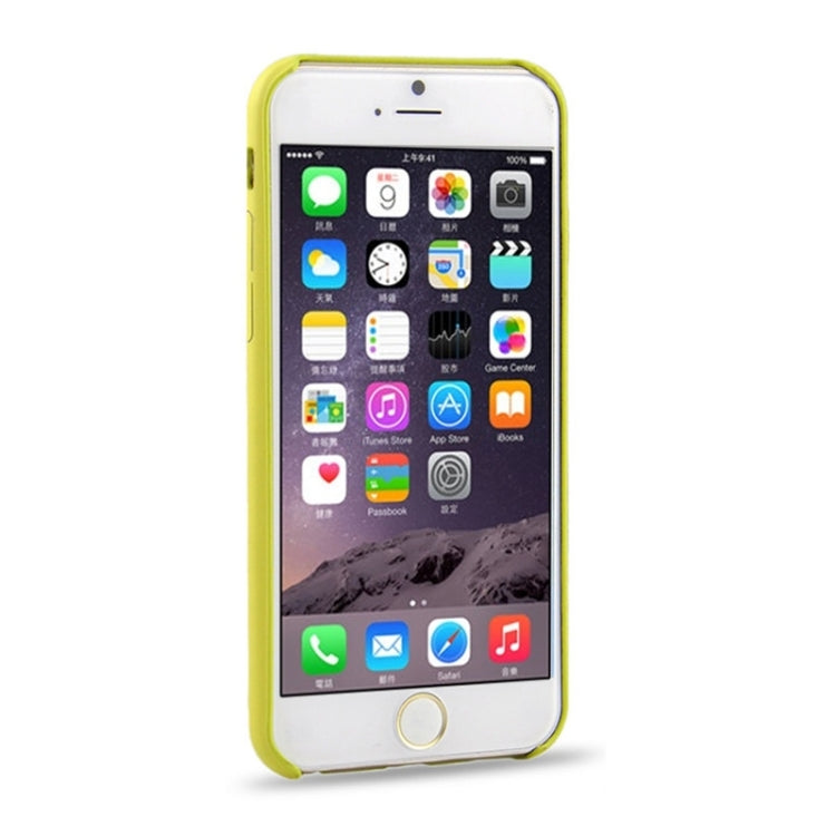 0.3mm Ultrathin PU Leather Back Cover Protective Case for iPhone 6 Plus