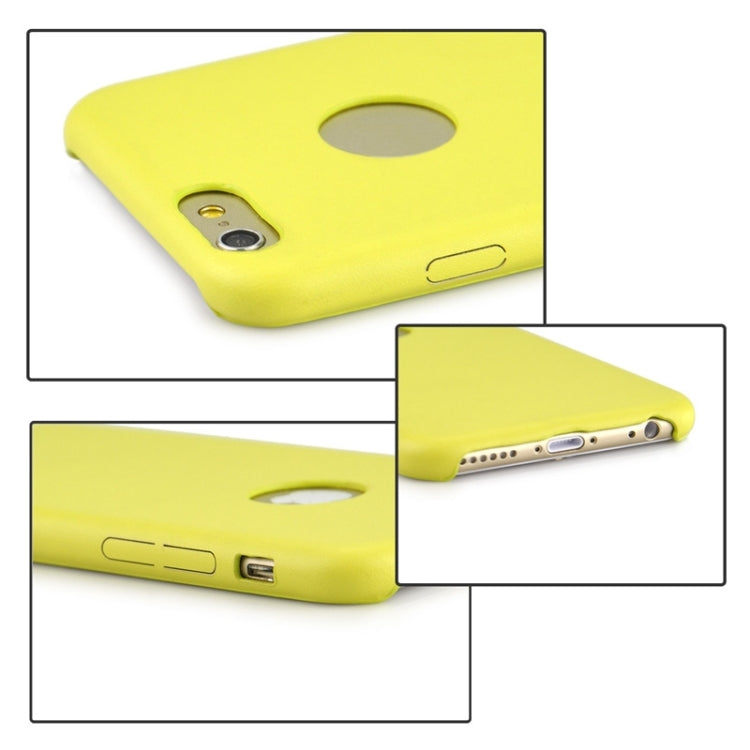 0.3mm Ultrathin PU Leather Back Cover Protective Case for iPhone 6 Plus