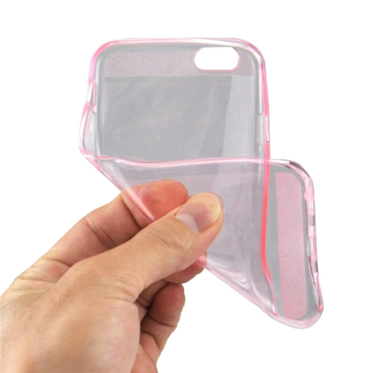 0.3mm Ultrathin Colorful Spangle TPU Transparent Case for iPhone 6 Plus