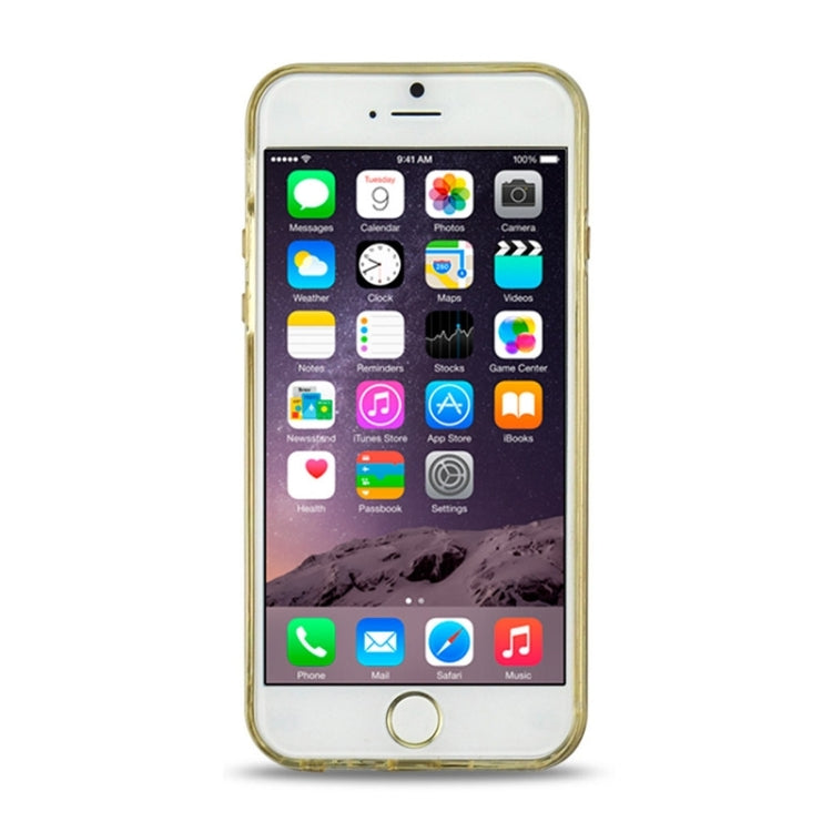 0.3mm Ultrathin Colorful Spangle TPU Transparent Case for iPhone 6 Plus