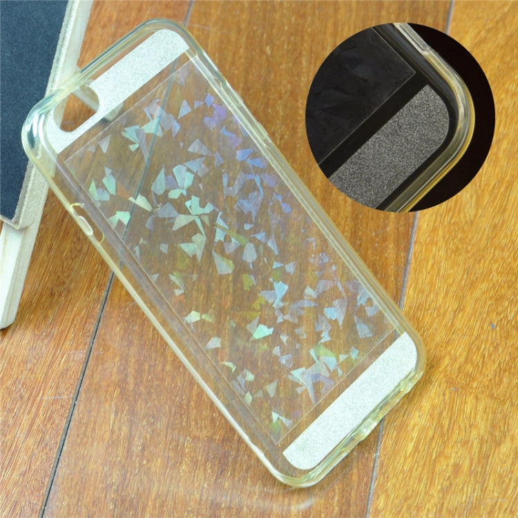 0.3mm Ultrathin Colorful Spangle TPU Transparent Case for iPhone 6 Plus