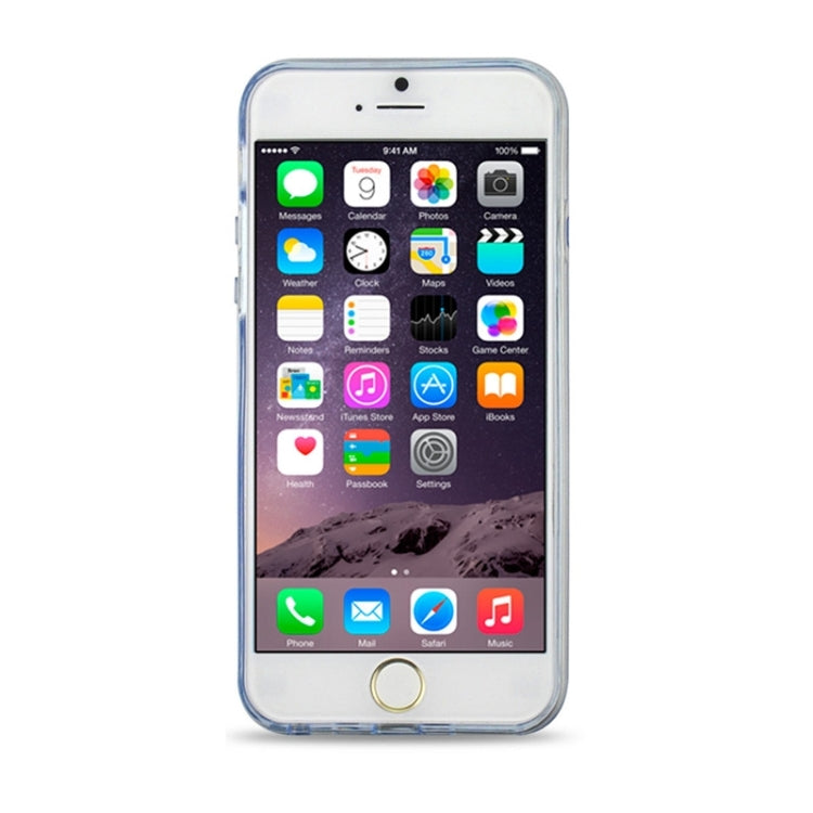 0.3mm Ultrathin Colorful Spangle TPU Transparent Case for iPhone 6 Plus
