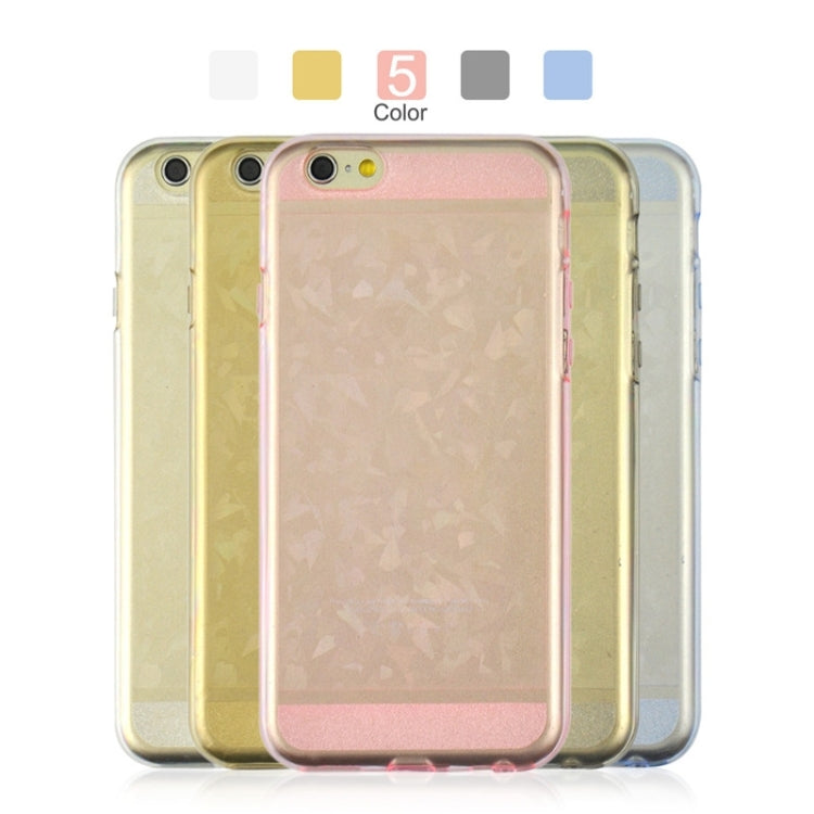 0.3mm Ultrathin Colorful Spangle TPU Transparent Case for iPhone 6 Plus