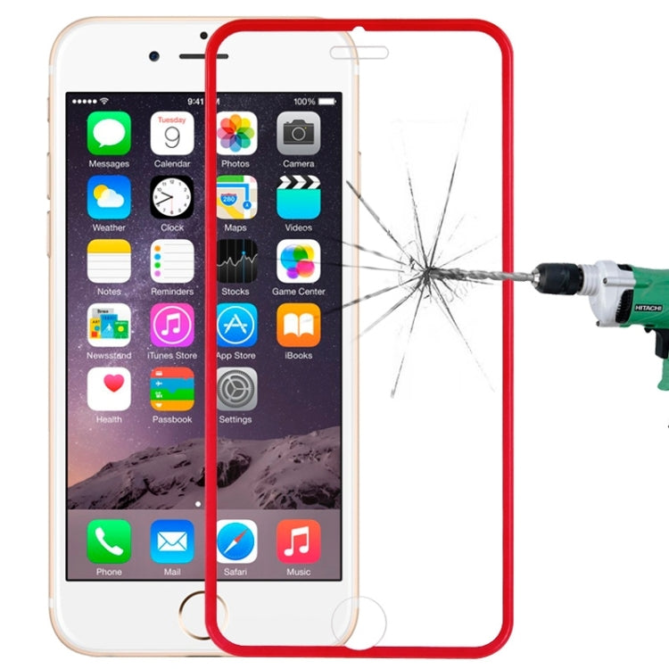 0.3mm Dustproof Explosion-proof Full Screen Narrow Bezel Tempered Glass Film for iPhone 6 Plus
