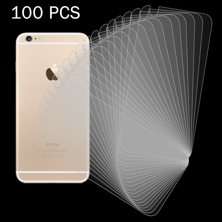 100 PCS for iPhone 6 Plus & 6s Plus 0.26mm 9H Surface Hardness 2.5D Explosion-proof Back Tempered Glass Film
