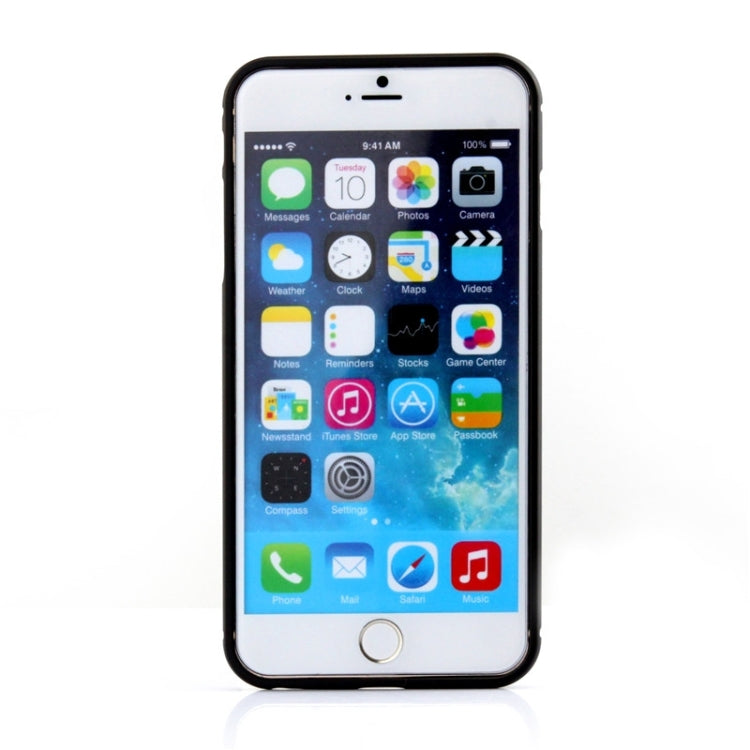Aviation Aluminum Bumper Frame Transparent Bottom Hard Case for iPhone 6 Plus & 6S Plus