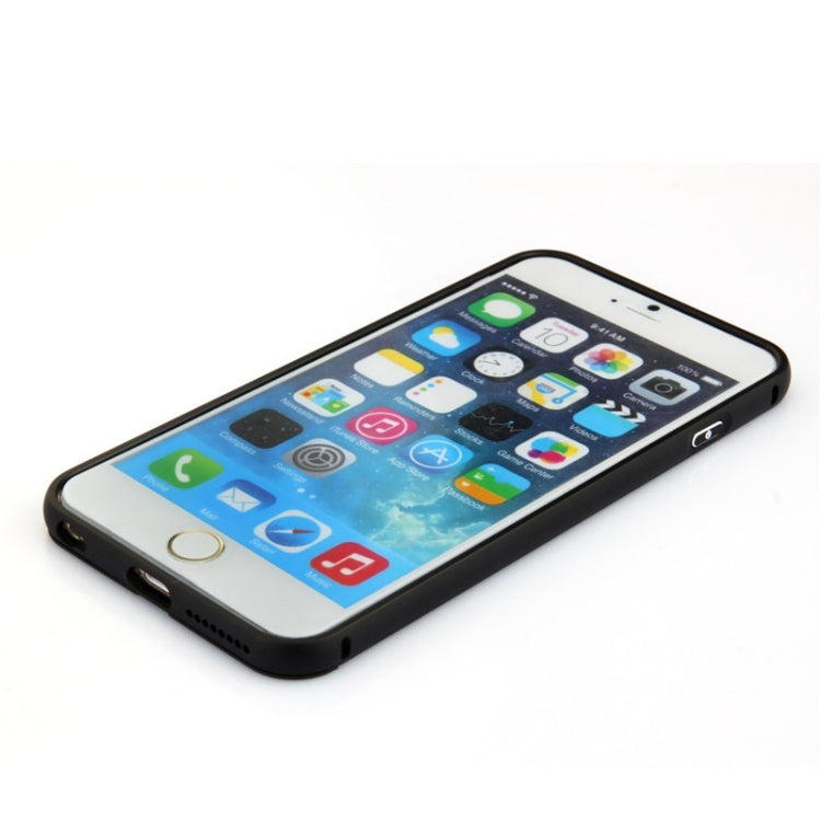 Aviation Aluminum Bumper Frame Transparent Bottom Hard Case for iPhone 6 Plus & 6S Plus