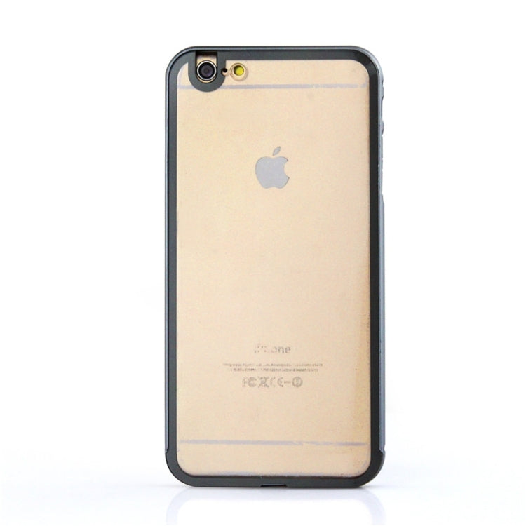 Aviation Aluminum Bumper Frame Transparent Bottom Hard Case for iPhone 6 Plus & 6S Plus