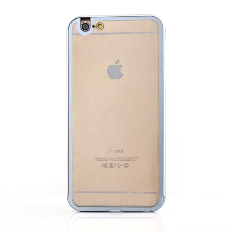 Aviation Aluminum Bumper Frame Transparent Bottom Hard Case for iPhone 6 Plus & 6S Plus