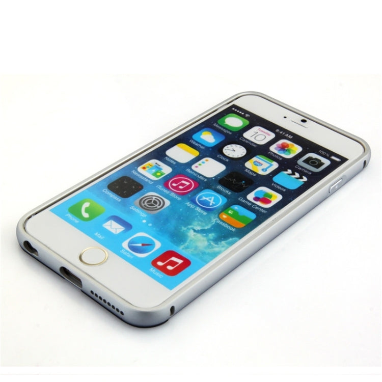 Aviation Aluminum Bumper Frame Transparent Bottom Hard Case for iPhone 6 Plus & 6S Plus