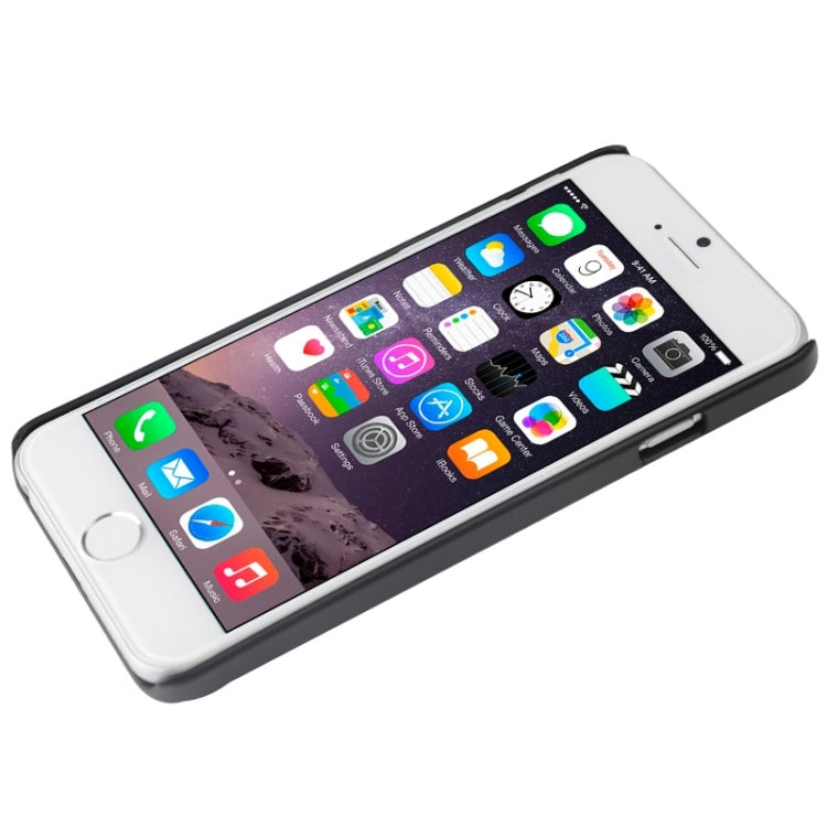 Brushed Texture Grids Dents Plastic Hard Case for iPhone 6 Plus & 6S Plus