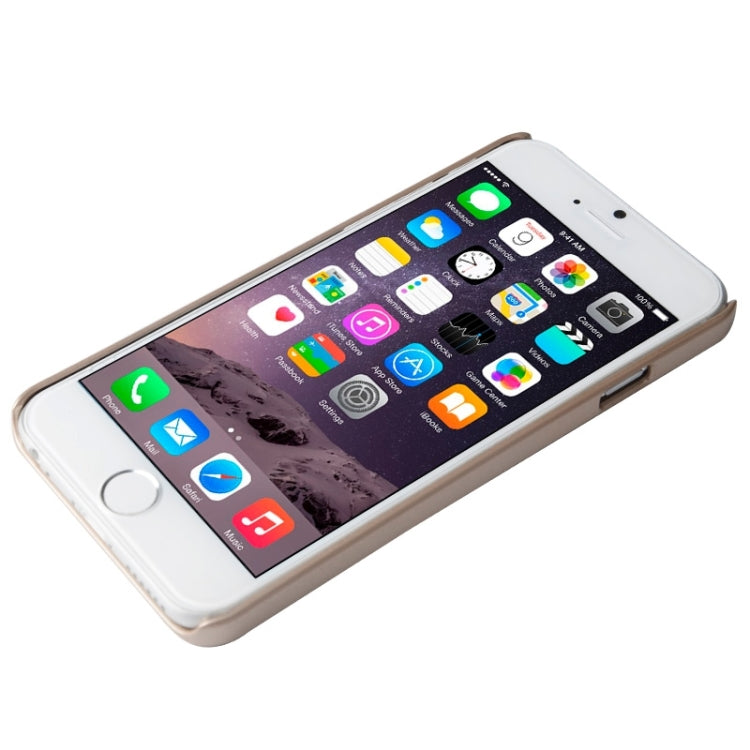 Brushed Texture Grids Dents Plastic Hard Case for iPhone 6 Plus & 6S Plus