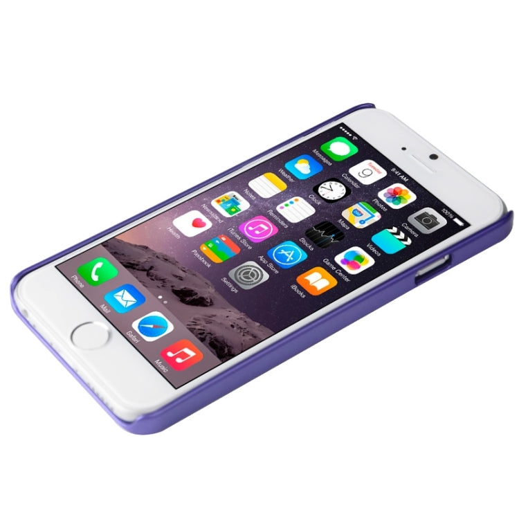Brushed Texture Grids Dents Plastic Hard Case for iPhone 6 Plus & 6S Plus