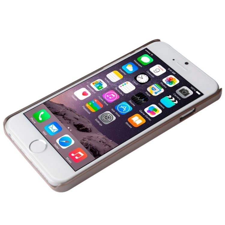 Brushed Texture Grids Dents Plastic Hard Case for iPhone 6 Plus & 6S Plus