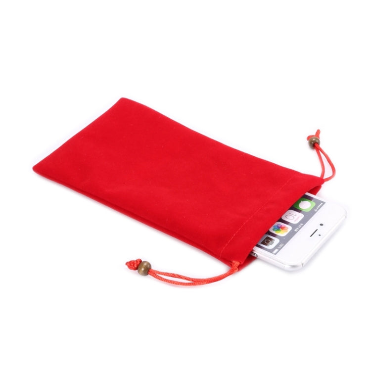 Universal Leisure Cotton Flock Cloth Carry Bag with Lanyard for iPhone 6 Plus, iPhone 6S Plus,