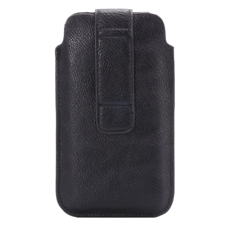 Universal Litchi Texture Vertical Style Leather Case with Loop Sticky & Outer bag Card Slots for iPhone 6 Plus, iPhone 6S Plus, Galaxy S6 edge Plus / A8 / Note 5 / Note 4 / Note 3