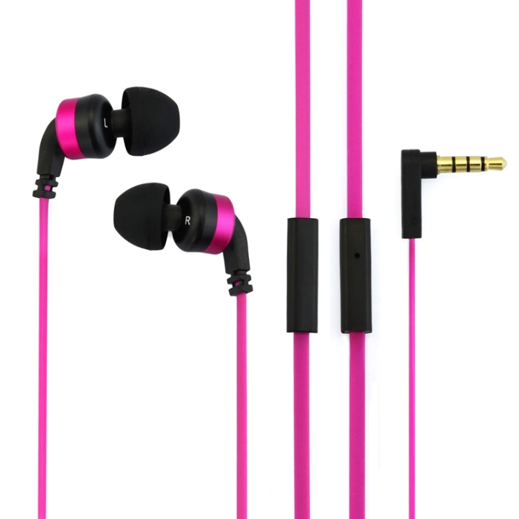 Awei-ES13i 3.5mm Plug Noodle Wired Style In-ear Stereo Earphone with Mic, Cable Length: about 1.2m, For iPad, iPhone, Galaxy, Huawei, Xiaomi, LG, HTC and Other Smart Phones