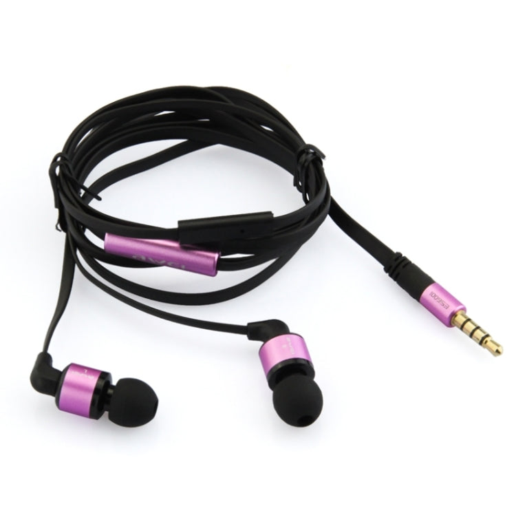 Awei-ES600i 3.5mm Plug Noodle Wired Style In-ear Stereo Earphone with Mic, Cable Length: about 1.2m, For iPad, iPhone, Galaxy, Huawei, Xiaomi, LG, HTC and Other Smart Phones