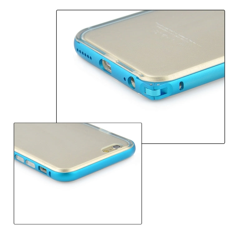 5.5 Inch 2 in 1 TPU + Ultra-thin Aluminium Alloy Frame Case for iPhone 6 Plus & 6S Plus