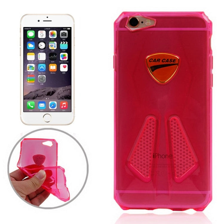 Racing Car Transparent Color TPU Case for iPhone 6 Plus & 6s Plus
