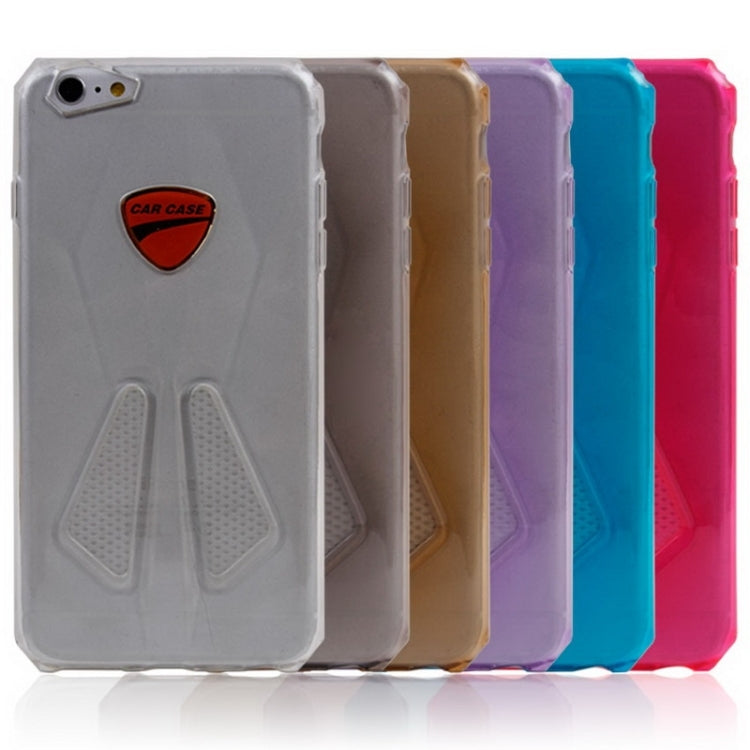 Racing Car Transparent Color TPU Case for iPhone 6 Plus & 6s Plus