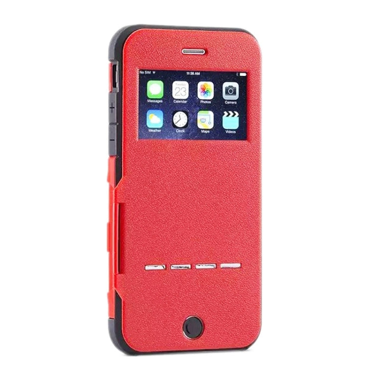 Litchi Texture Horizontal Flip Smart Case with Call Display ID and Receive Call & Wake-up / Sleep Function for iPhone 6 Plus & 6S Plus