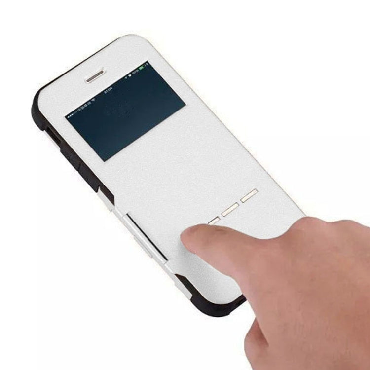 Litchi Texture Horizontal Flip Smart Case with Call Display ID and Receive Call & Wake-up / Sleep Function for iPhone 6 Plus & 6S Plus