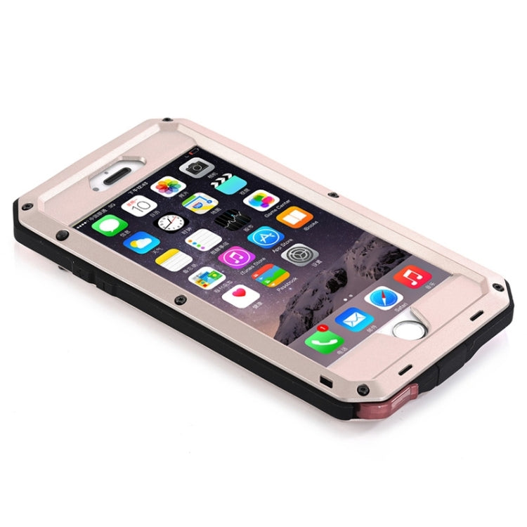 For iPhone 6 Plus & 6s Plus Waterproof Dustproof Shockproof Metal Armour Protective Case