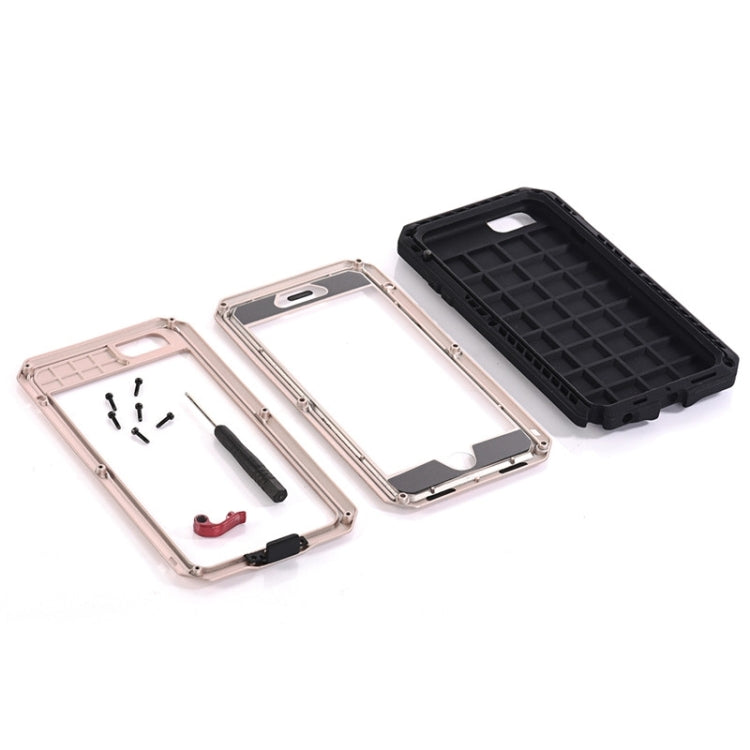 For iPhone 6 Plus & 6s Plus Waterproof Dustproof Shockproof Metal Armour Protective Case