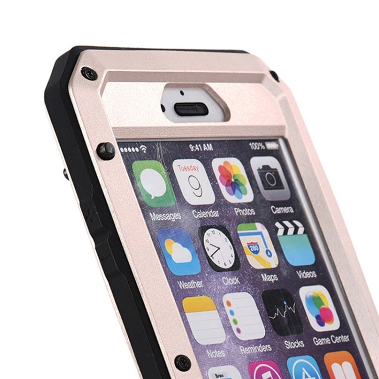 For iPhone 6 Plus & 6s Plus Waterproof Dustproof Shockproof Metal Armour Protective Case