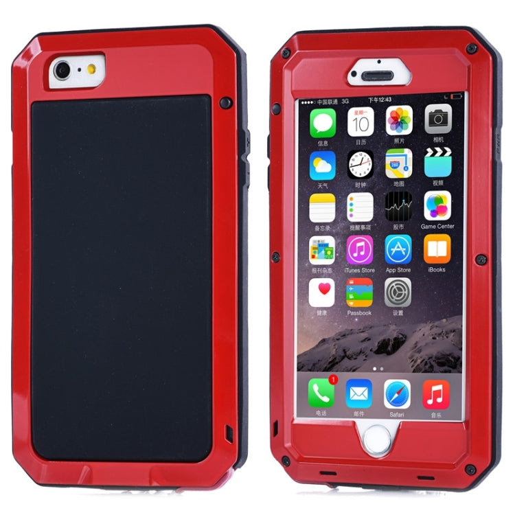 For iPhone 6 Plus & 6s Plus Waterproof Dustproof Shockproof Metal Armour Protective Case